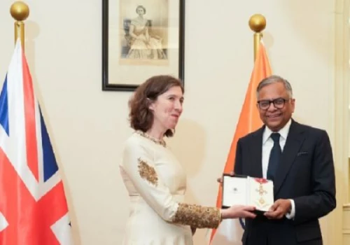 Tata Group Chairman N Chandrasekaran Awarded Honorary Knighthood by UK
