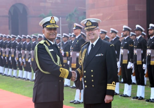 RADM David Colin Proctor, Chief of Royal New Zealand Navy Visits to India