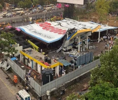 Mumbai Dust Storm Triggers Deadly Billboard Collapse (14 Dead, 60 Injured)