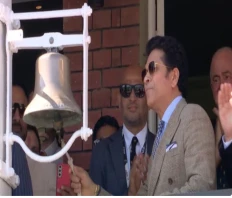 Sachin Tendulkar Honoured with Portrait and Bell Ringing at Lord's