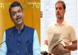 Maharashtra CM Fadnavis Hits Out at Rahul Gandhi Over Voter Fraud Allegations