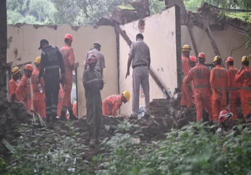 Portion of Roof Near Humayun’s Tomb Complex Collapses; Rescue Operation Underway