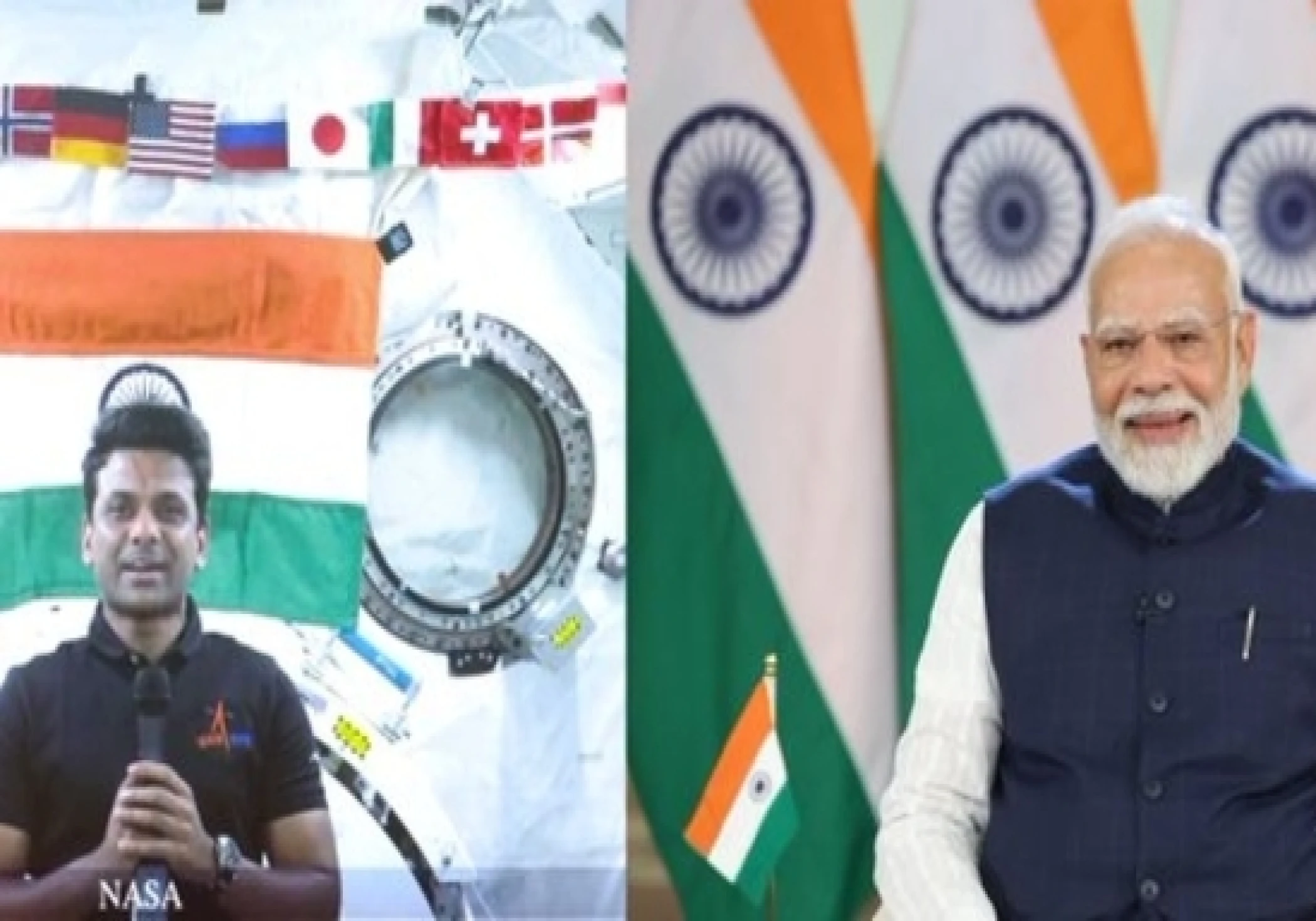 PM Modi Interacts with Group Captain Shubhanshu Shukla in a Moment of Pride PM Modi Interacts with Group Captain Shubhanshu Shukla in a Moment of Pride