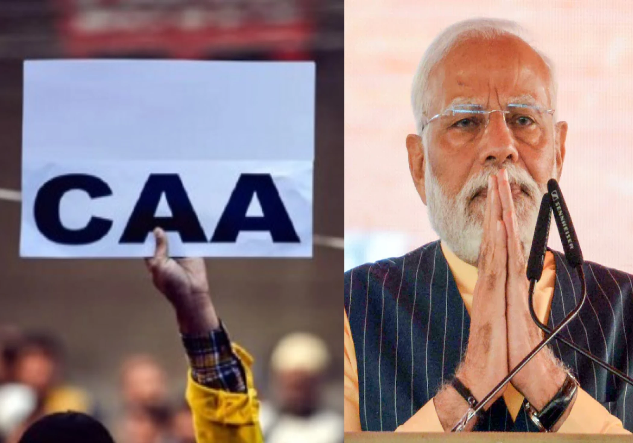 Modi government's masterstroke ahead of Lok Sabha polls, CAA implemented in the country Modi government's masterstroke ahead of Lok Sabha polls, CAA implemented in the country