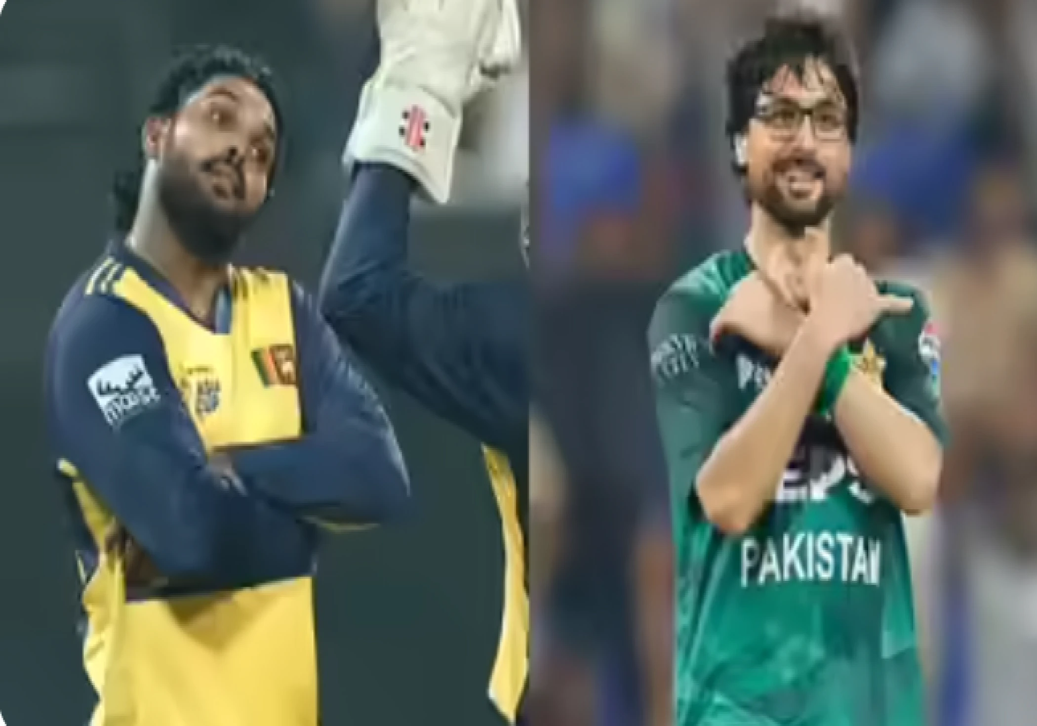 Abrar Ahmed Sparks Celebration War, Mimics Hasaranga